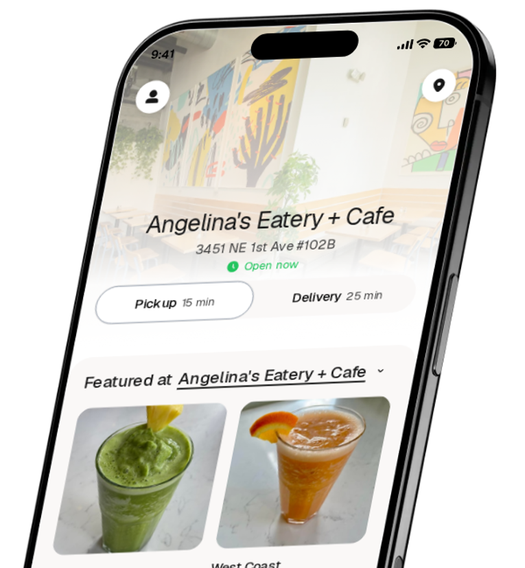 Angelina's Eatery + Cafe app preview